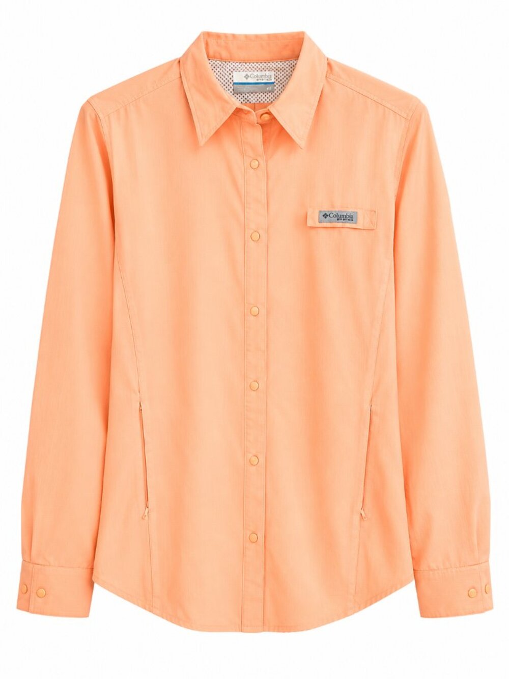 Columbia Peach Button-Up Woman Shirt